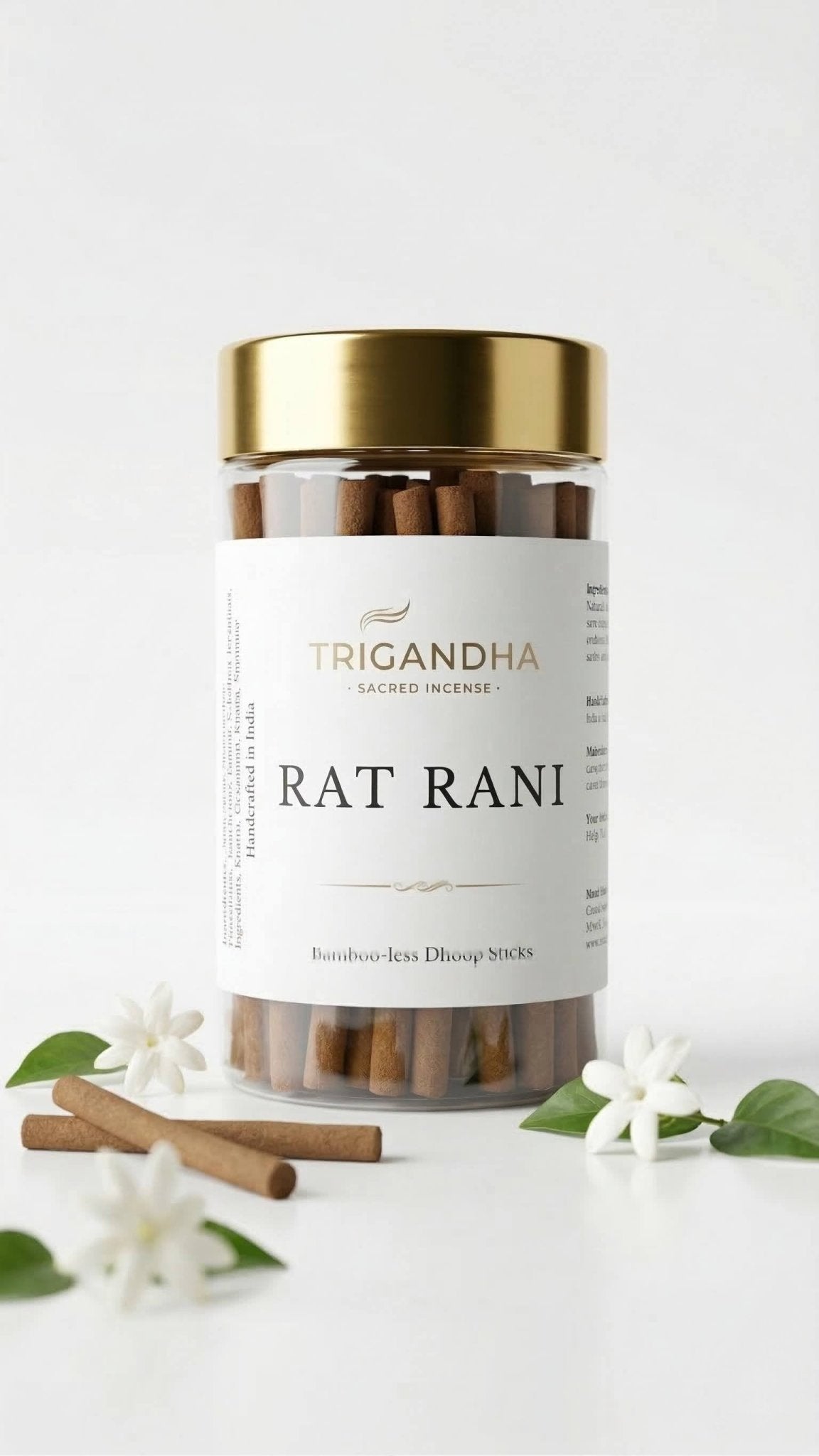 Bambooless Dhoop Sticks (4 Inches) - Trigandha