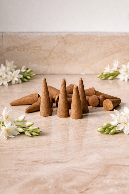 Temple Dhoop Cones - Trigandha